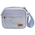 Kit bolsa e Frasqueira Baby Nut Listras Bege e Azul - comprar online