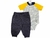 Conjunto bebê 4 peças - 2 body e 2 calças Menino Carter's - loja online