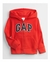 Blusa de Moletom Infantil GAP original Canguru Zíper Vermelha - loja online