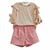 Conjunto Blusa e Short Meninas Malha Estampado Luluzinha - Koltrim Kids