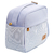 Kit bolsa e Frasqueira Baby Nut Listras Bege e Azul