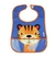 Babador com Bolso Coletor Clingo Azul Tigre Infantil Unissex