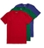 Kit Com 3 Polo Ralph Lauren Camiseta Infantil Manga Curta - loja online