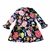 Vestido estampado Com babado Mangas Amplas Floral Luluzinha - Koltrim Kids