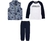 Conjunto Infantil Colete Puffer Camiseta Menina Calvin Klein - loja online