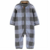 Macacão Jumpsuit Carter's de inverno (Plush/ Fleece) Xadrez