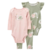 Trio 2 Body Calça Verde Cisne Carters Menina - comprar online