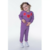 Conjunto Roupa bebê Moletom Menina Crochê Lilas Luluzinha - Koltrim Kids