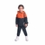 Conjunto Moletom Laranja Calça Iconic Glinny - Koltrim Kids