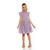 Vestido com Recortes Botões coloridos luluzinha lilas - comprar online