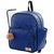 Mochila Baby Nut Mosaico Bege e Azul Marinho