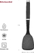 KitchenAid Espátula de Nylon Gourmet Curto, Preto Fosco