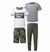 Conjunto Kit esportivos para meninos com 4 peças Reebok