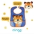 Babador com Bolso Coletor Clingo Azul Tigre Infantil Unissex - comprar online