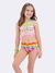 Biquini Cropped Sereia Menina Praia Proteção UV 50+ Veggi - Koltrim Kids