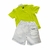 Conjunto Camiseta Lima e Shorts Moletom off white Oliver - Koltrim Kids