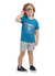 CONJUNTO MEIA MALHA CAMISETA E BERMUDA MOLETOM BIOGAS URSO - Koltrim Kids