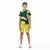 CONJUNTO INFANTIL CAMISETA ESTAMPA FOLHAGEM BERMUDA OLIVER - loja online