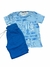 CONJUNTO CAMISETA T-SHIRT BERMUDA DE MOLETOM OLIVER