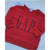 Blusa Infantil de Moletom flanelada GAP Logo vermelha - comprar online