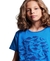 Camiseta Reserva Mini Multissauro Azul royal Estampa laranja - Koltrim Kids