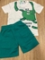 Conjunto Camiseta Monstrinho e Bermuda Moletom Oliver - loja online