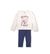 Conjunto Infantil Menina Meia Malha e Cotton - Bem Vestir