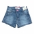 Shorts Jeans JuJu bandeira Lavagem Clara - Koltrim Kids