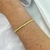 Pulseira Malha 3mm - Dourado