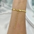 Pulseira Malha 3mm - Dourado na internet