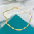 Choker Fita 4mm - Dourado - comprar online