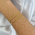 Bracelete Duplo Lari - Dourado