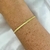 Pulseira Fita 2mm - Dourado