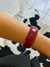 Bracelete Clássico Esmaltado Cherry Red em Ouro 18k