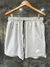 SHORT MOLETOM PREMIUM NIKE CINZA