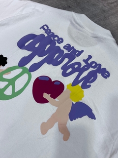 CAMISA APPROVE HUGE PEACE AND LUV - loja online