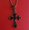 Colar Crucifixo - Preto