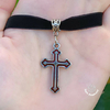 Choker Crucifixo - Vermelho