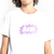 Camiseta BAW Kids Splash Logo Liliac