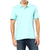 Camiseta Calvin Klein Polo Manga Curta Básica Interlock Liquid Touch Verde Água