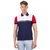 Polo Aeropostale M/C Masculino Azul Branco