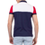 Polo Aeropostale M/C Masculino Azul Branco - comprar online