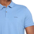 Polo Calvin Klein Masc Piquet Orgânico Azul Médio - Loja Imports