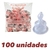 Bico De mamadeira Anatômico 100% Silicone 100 Unidades Baby Nany