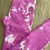 CALZA SEAMLESS BATIK MAGENTA CON BLANCO