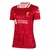 CAMISA LIVERPOOL I FEMININA 24/25 - TORCEDOR FEMININA - VERMELHA COM DETALHES EM AMARELO