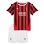 CONJUNTO INFANTIL AC MILAN I 24/25 - PUMA - VERMELHO E PRETO