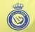 CAMISA AL- NASSR I RONALDO 24/25 - ADIDAS TORCEDOR MASCULINO - AMARELA COM DETALHES AZUL na internet