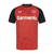 CAMISA BAYER LEVERKUSEN I 24/25 - CASTORE - VERMELHA COM DETALHES EM PRETO