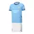 CONJUNTO INFANTIL MANCHESTER CITY I 24/25 - PUMA -AZUL COM DETALHES EM PRETO